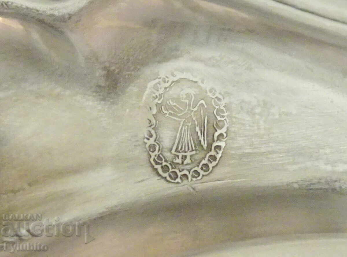 Tin panel The money changer and his wife. - 5 Tin panel The money changer and his wife. - 5