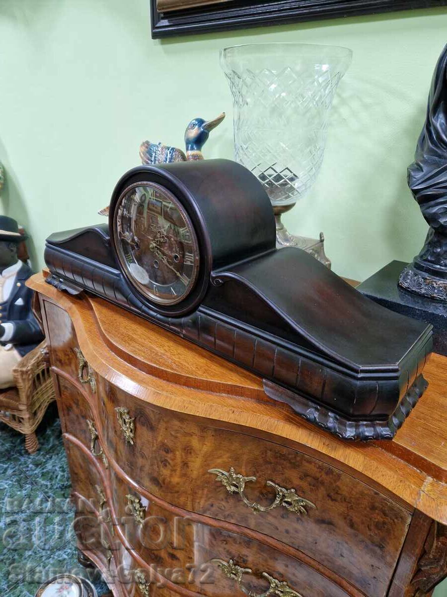 Аукцион Голям антикварен колекционерски каминен часовник