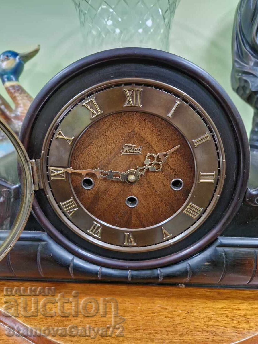 Доставка на Голям антикварен колекционерски каминен часовник