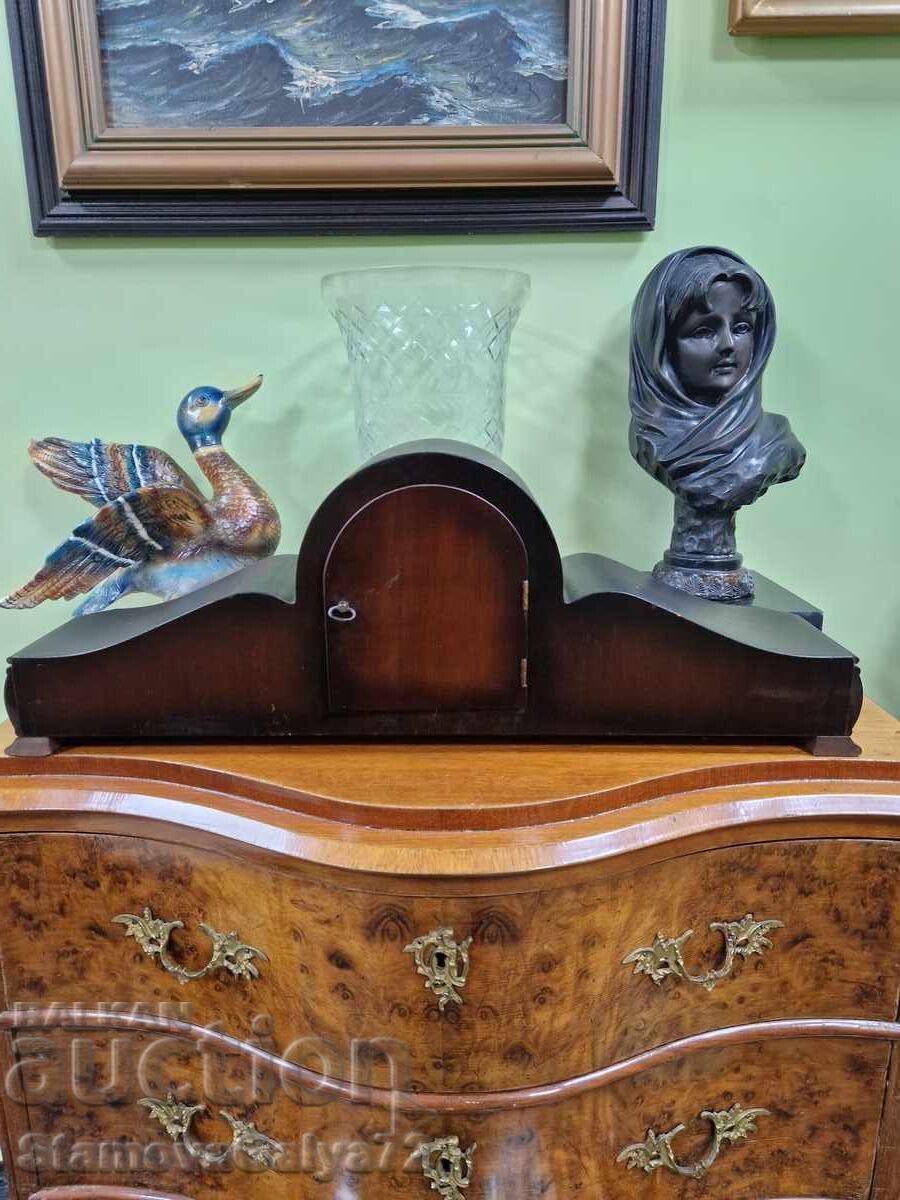 Голям антикварен колекционерски каминен часовник - 6