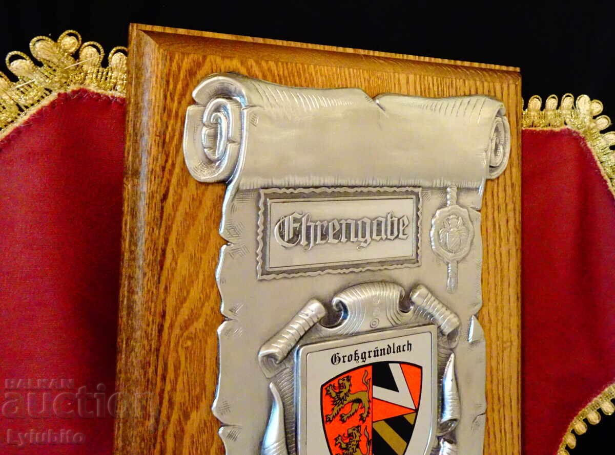 Panel from Großgründlach, pure tin on wood with price 39.00 BGN | € 19.94 Panel from Großgründlach, pure tin on wood with price 39.00 BGN | € 19.94