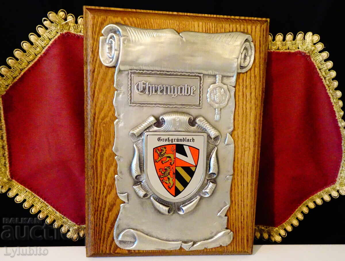 Panel from Großgründlach, pure tin on wood Panel from Großgründlach, pure tin on wood