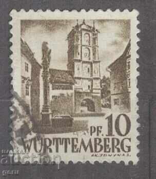 Germania BRD Germania RFG Württemberg 1948 Mi 33 1c3