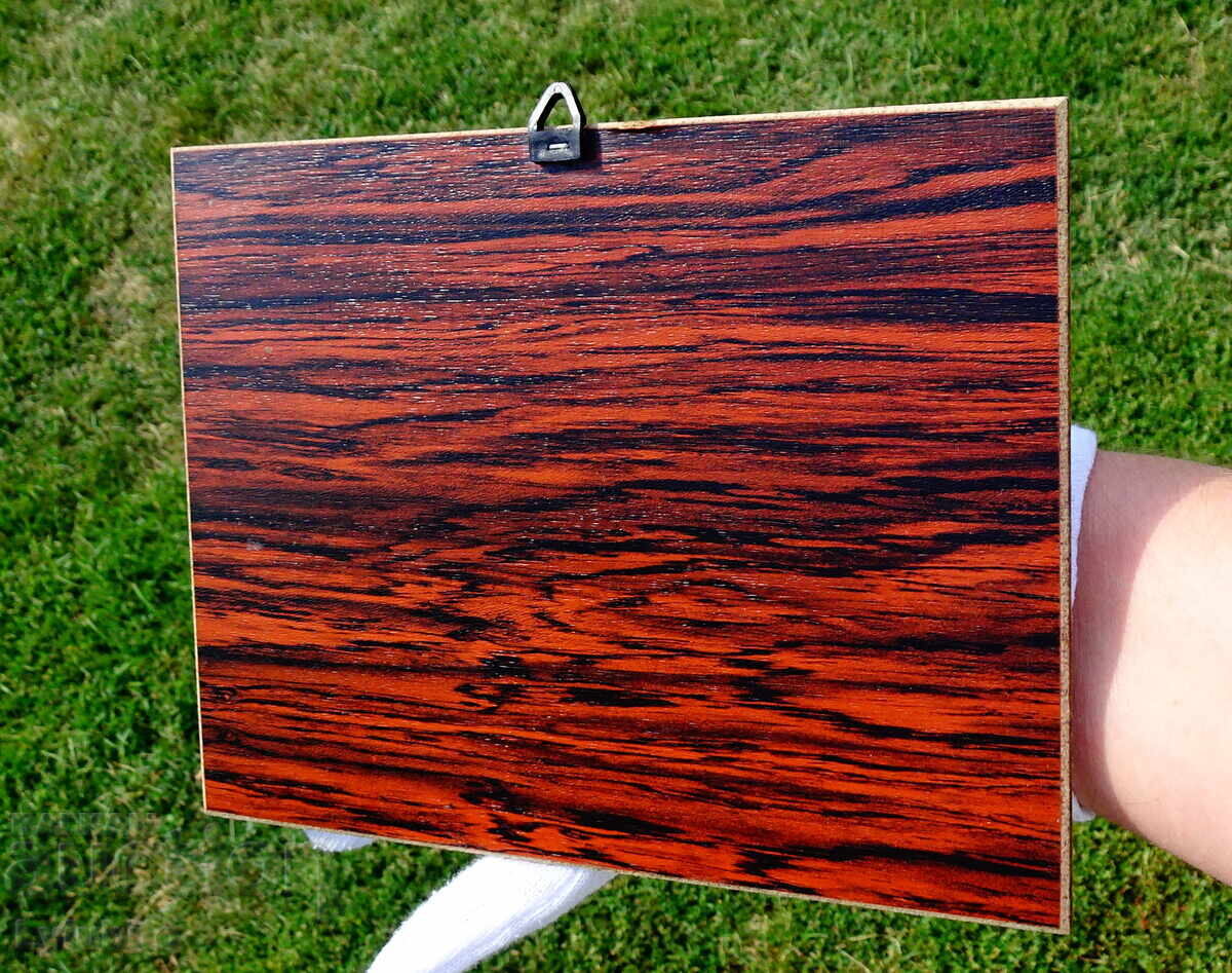 Auction Plowman, horse, relief tin picture, tin panel, author Auction Plowman, horse, relief tin picture, tin panel, author