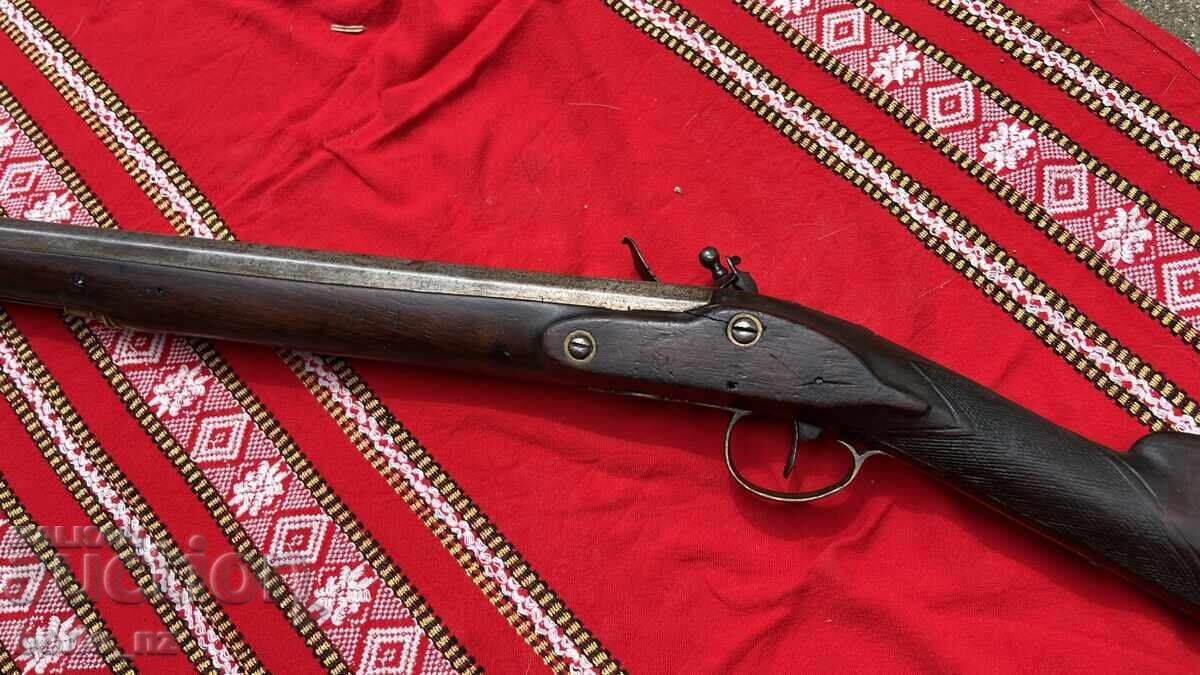 10820. Turkish Flintlock Army Rifle 19th Century, Very Well Preserved - 7