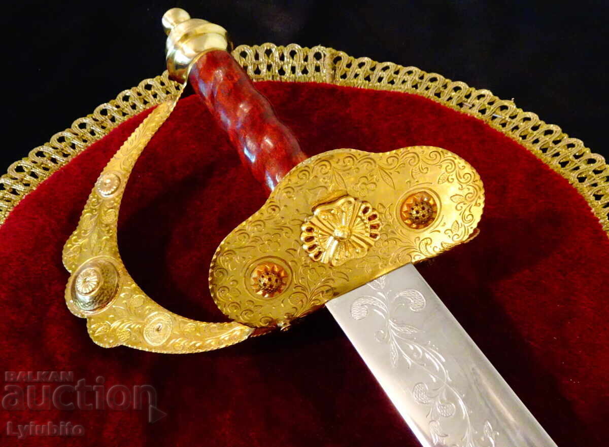 Auction Saber 90 cm., bronze, brass, gilding, ornaments. Auction Saber 90 cm., bronze, brass, gilding, ornaments.