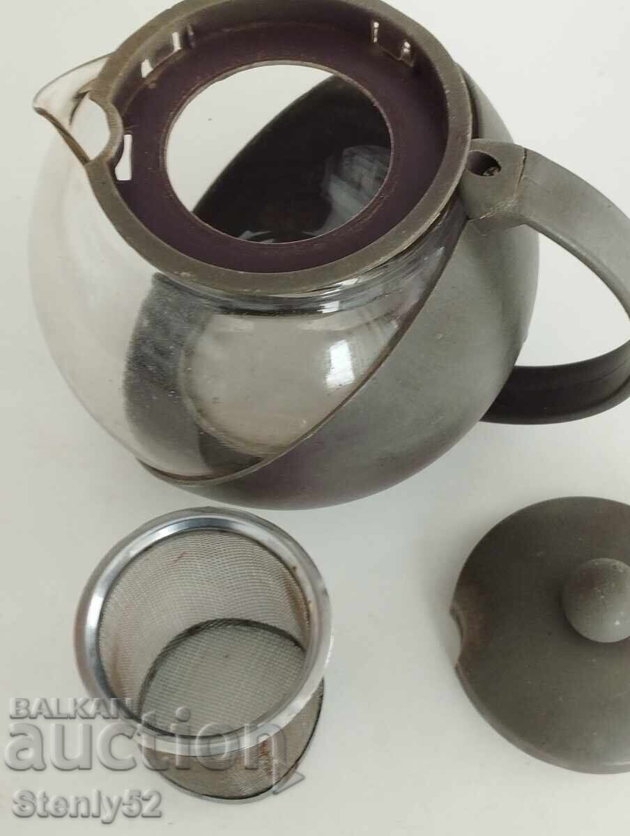 Δημοπρασία Τσαγιέρα για έγχυση τσαγιού με καλαθάκι