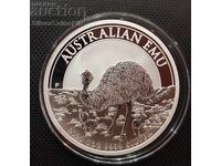 Argint 1 oz Emū 2022 Australia