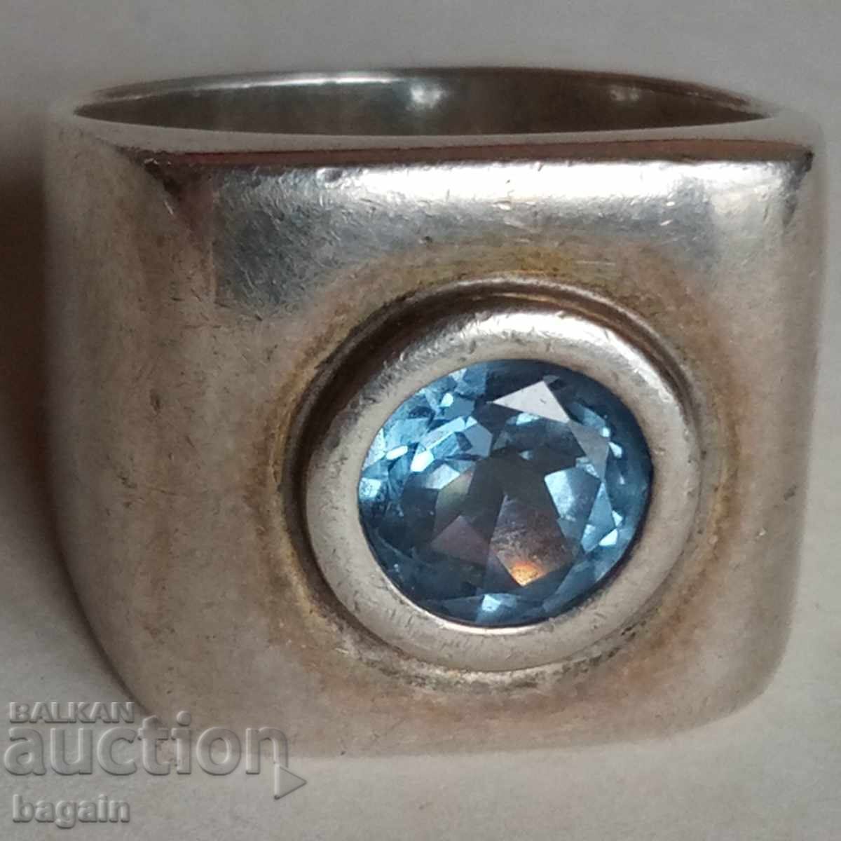 Silver ring with topaz Silver ring with topaz