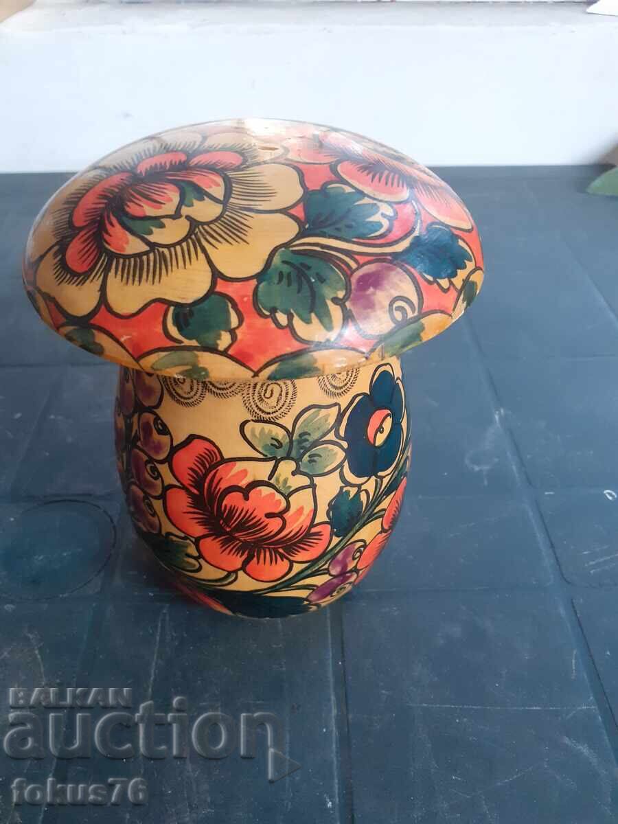 Russian wooden toy mushroom painted Matryoshka with price 59.00 BGN | € 30.17 Russian wooden toy mushroom painted Matryoshka with price 59.00 BGN | € 30.17