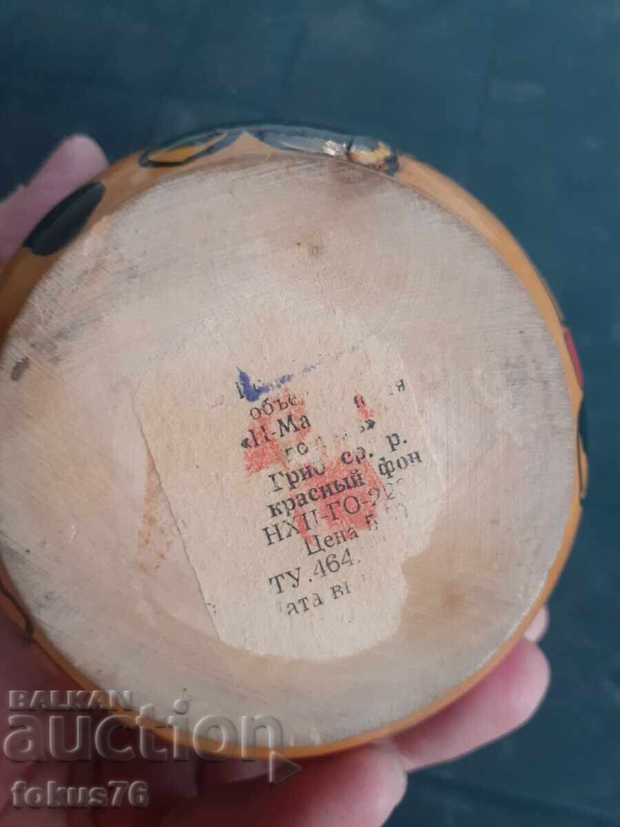 Delivery of Russian wooden toy mushroom painted Matryoshka Delivery of Russian wooden toy mushroom painted Matryoshka