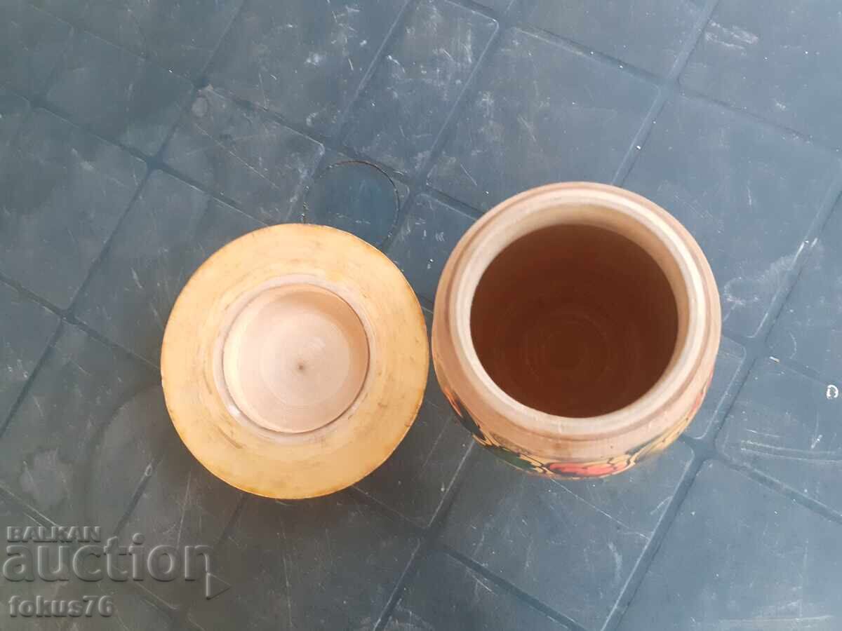 Russian wooden toy mushroom painted Matryoshka - 5 Russian wooden toy mushroom painted Matryoshka - 5