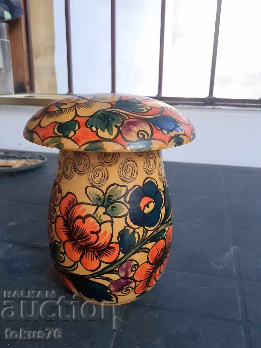 Russian wooden toy mushroom painted Matryoshka Russian wooden toy mushroom painted Matryoshka
