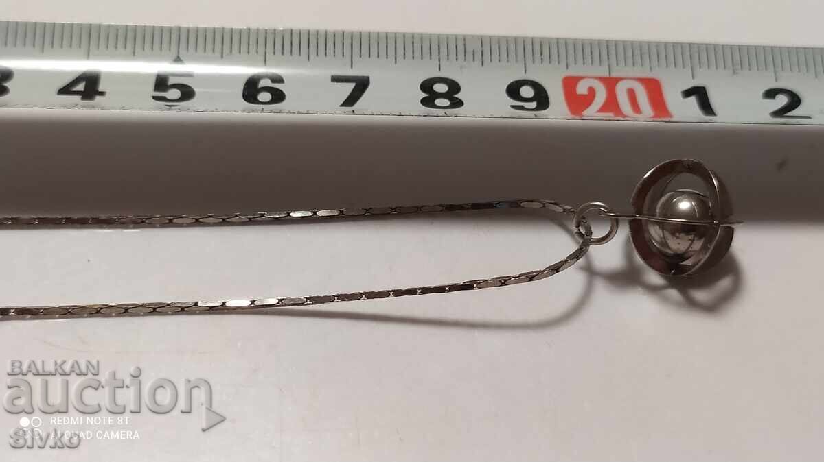 Necklace with a moving sphere with price 2.09 BGN | € 1.07 Necklace with a moving sphere with price 2.09 BGN | € 1.07