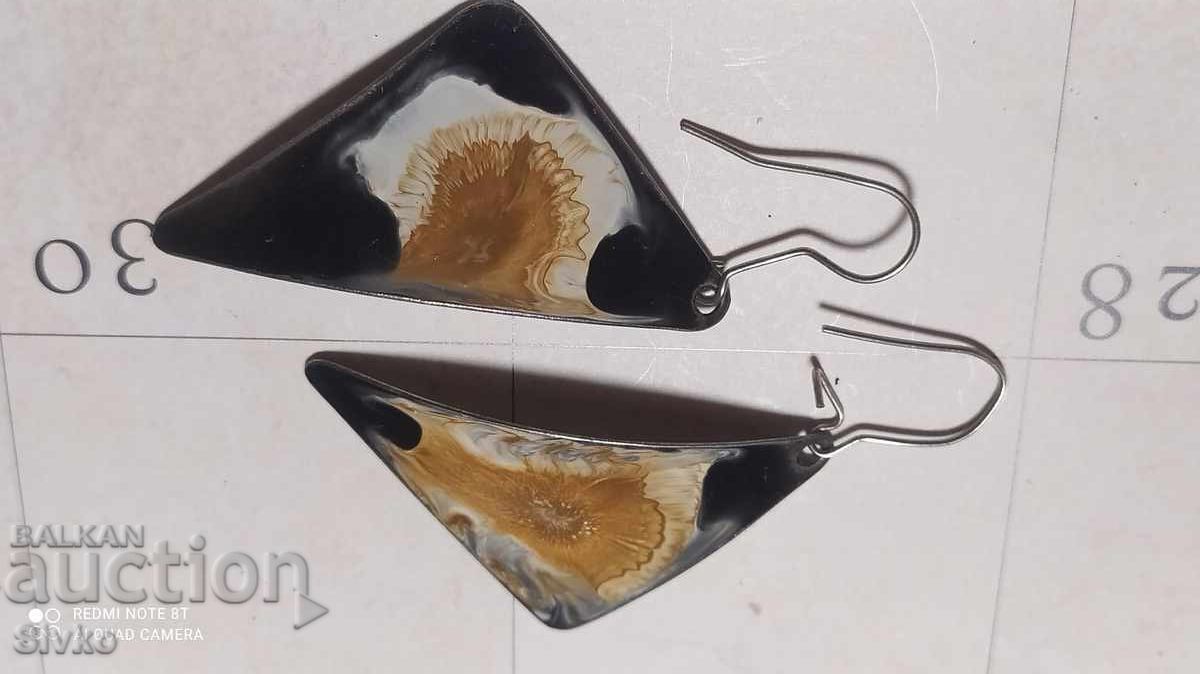 Delivery of Hand-painted earrings