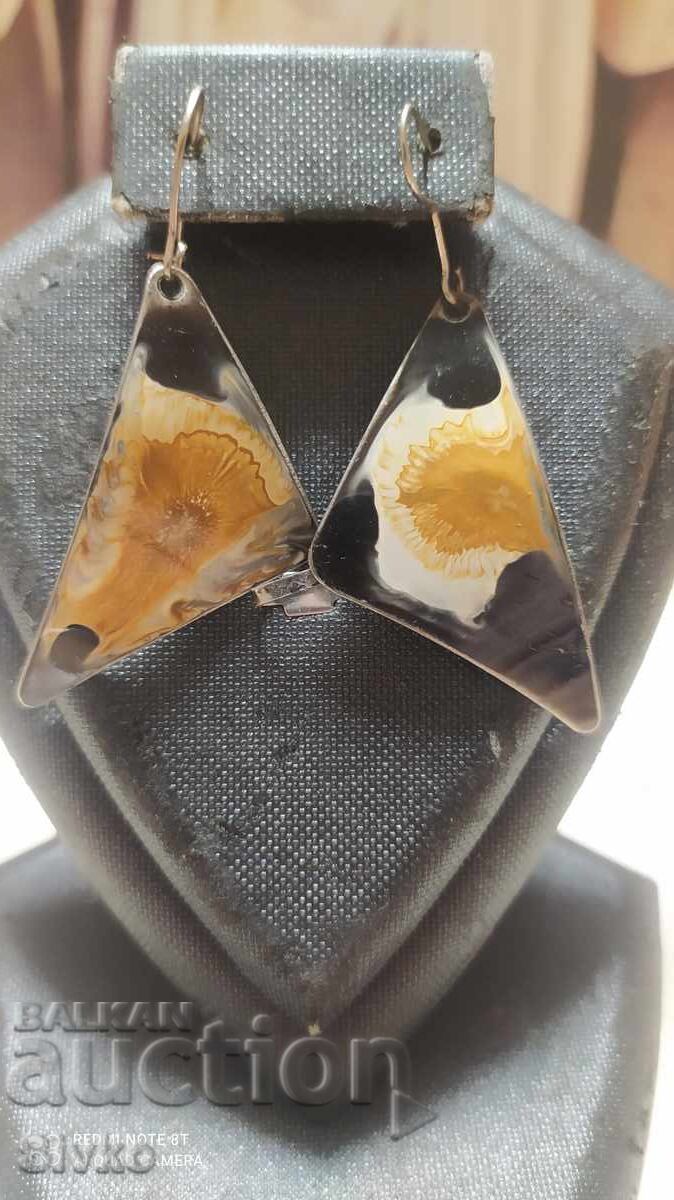 Hand-painted earrings