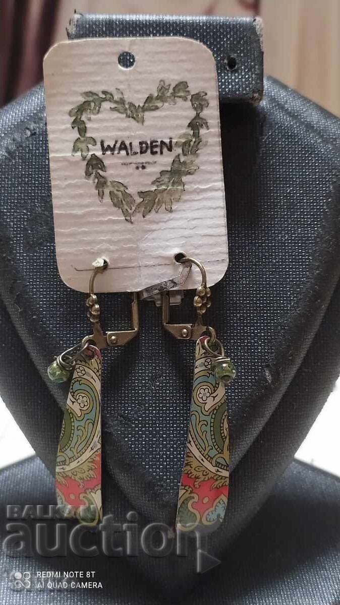 Hand-painted earrings Hand-painted earrings