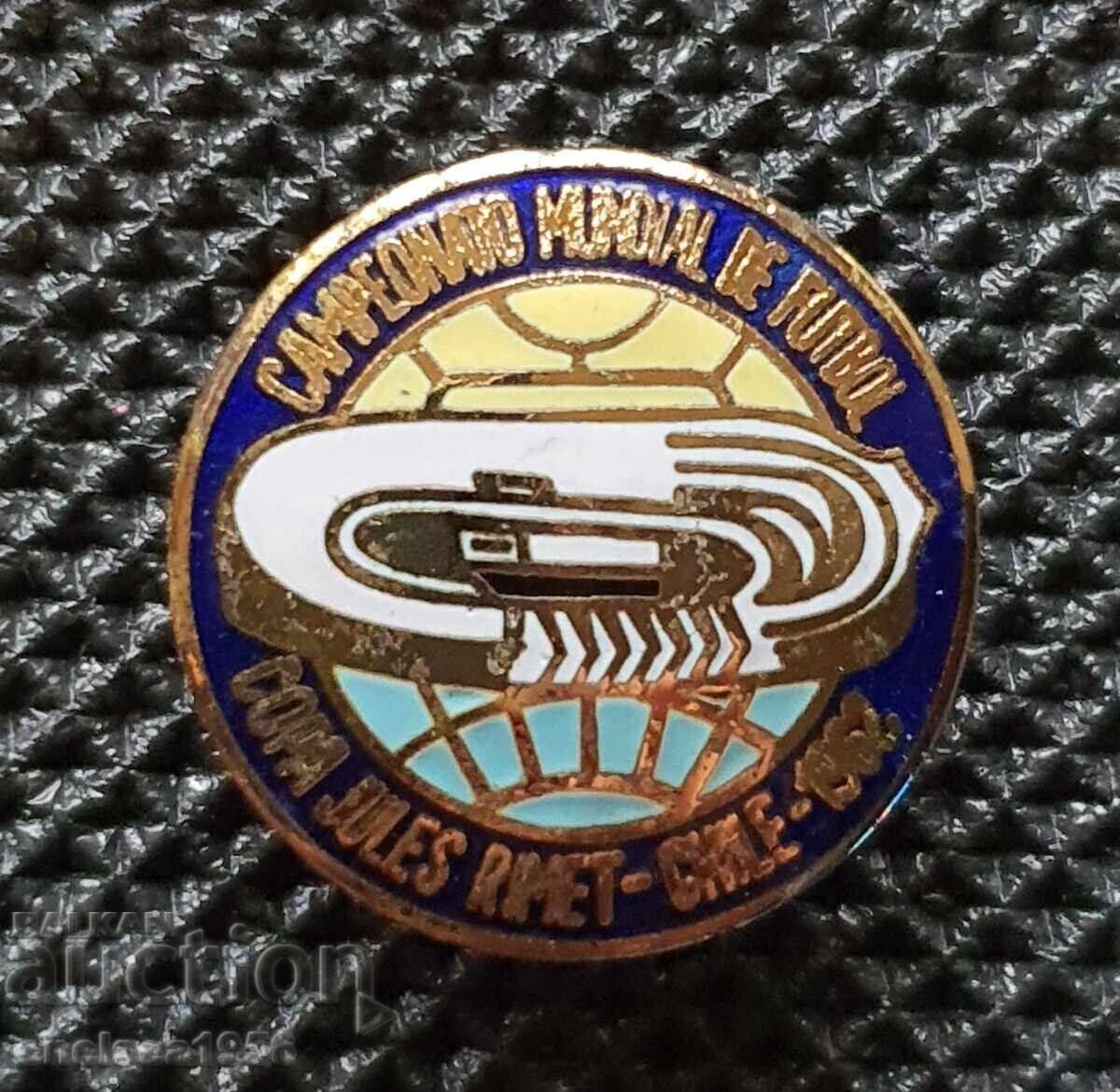 World Cup Chile 1962 Badge with price 24.99 BGN | € 12.78 World Cup Chile 1962 Badge with price 24.99 BGN | € 12.78