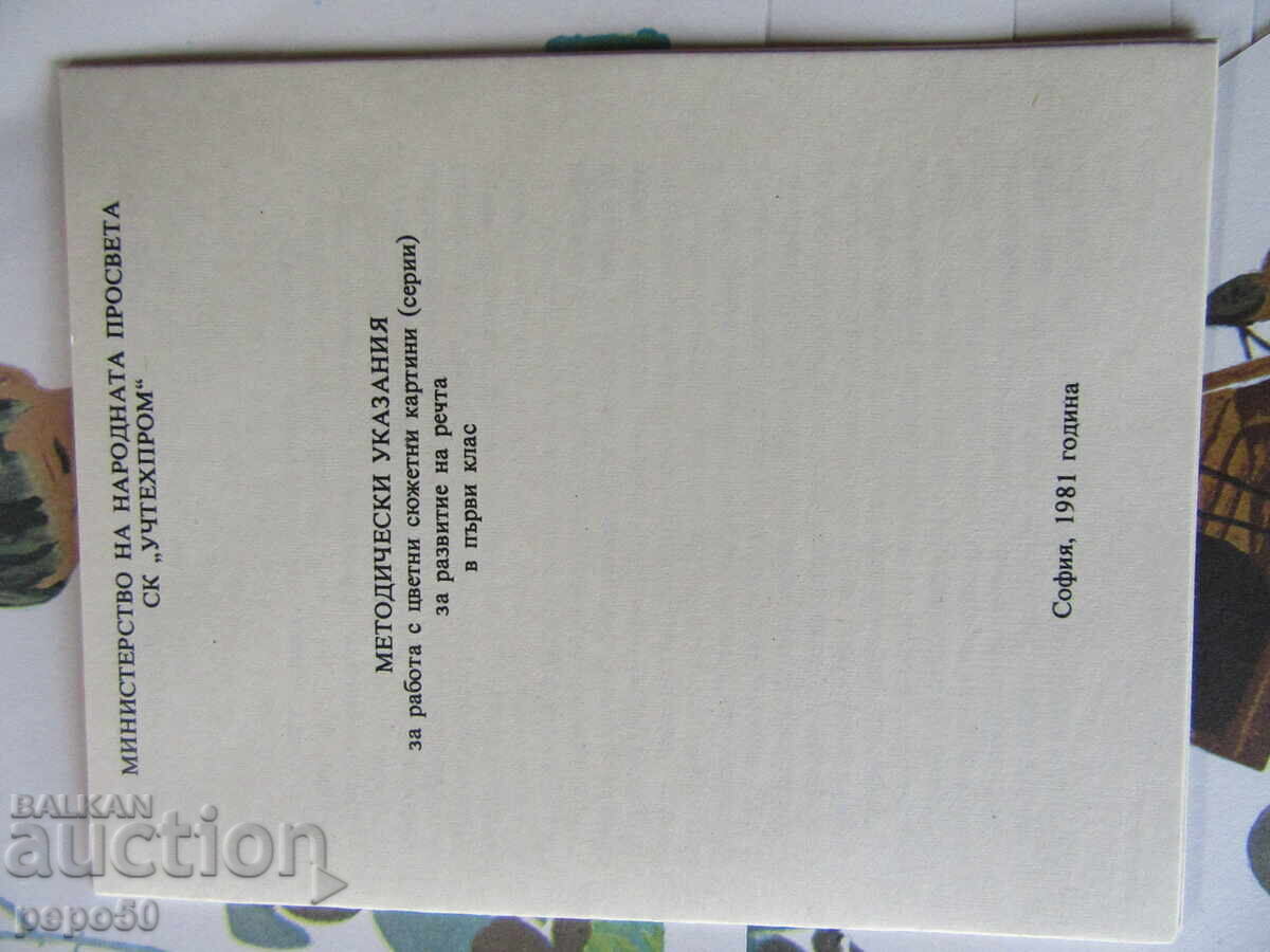 Auction Set of 30 PICTURES FOR SPEECH DEVELOPMENT in 1st grade - 1981 Auction Set of 30 PICTURES FOR SPEECH DEVELOPMENT in 1st grade - 1981