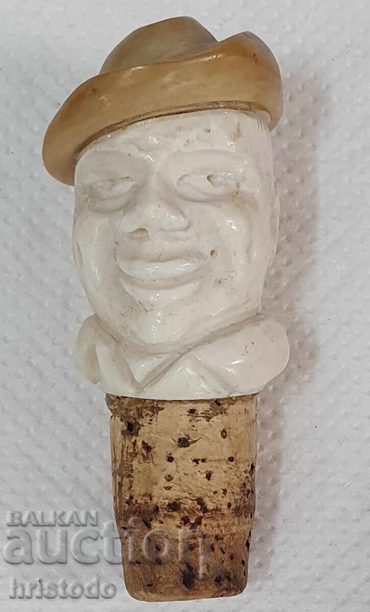 Old cork stopper for bottle, carafe with price 22.00 BGN | € 11.25 Old cork stopper for bottle, carafe with price 22.00 BGN | € 11.25