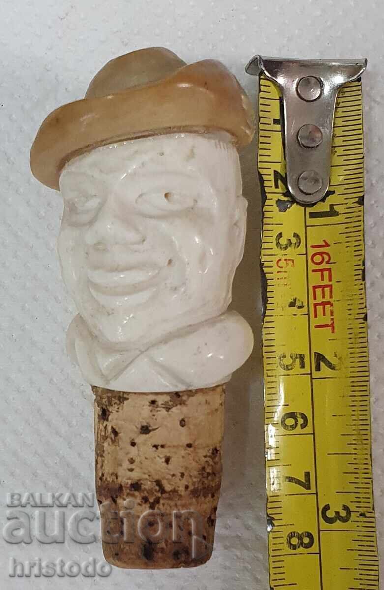 Old cork stopper for bottle, carafe - 6 Old cork stopper for bottle, carafe - 6