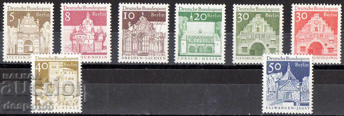 1966. Berlin. German buildings from the 12th century 1966. Berlin. German buildings from the 12th century