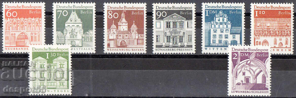 1966. Berlin. German buildings from the 12th century 1966. Berlin. German buildings from the 12th century