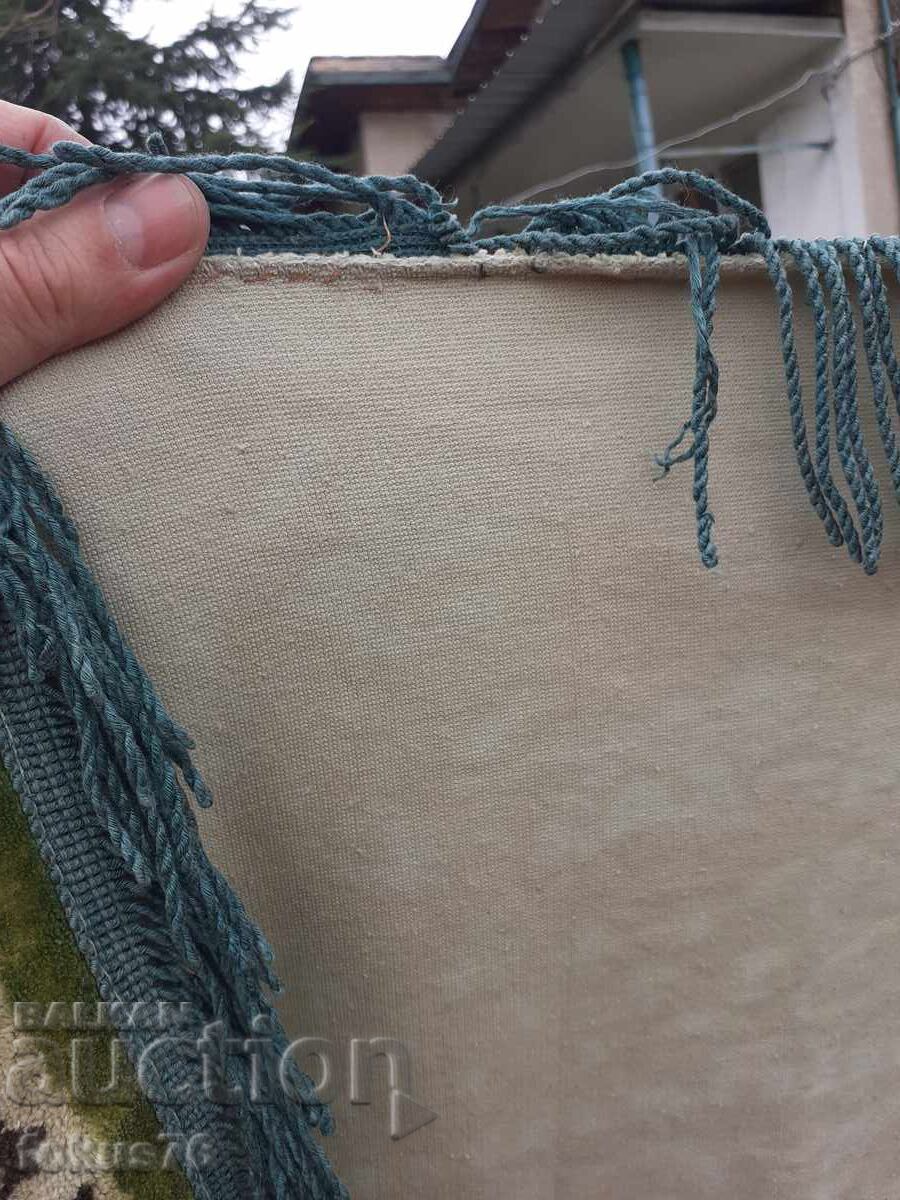 Old plush tablecloth with fringe - 5 Old plush tablecloth with fringe - 5