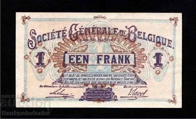 Belgium 1 Franc 1917 Pick 91 Reference 2397 Uncirculated with price 120.00 BGN | € 61.36 Belgium 1 Franc 1917 Pick 91 Reference 2397 Uncirculated with price 120.00 BGN | € 61.36