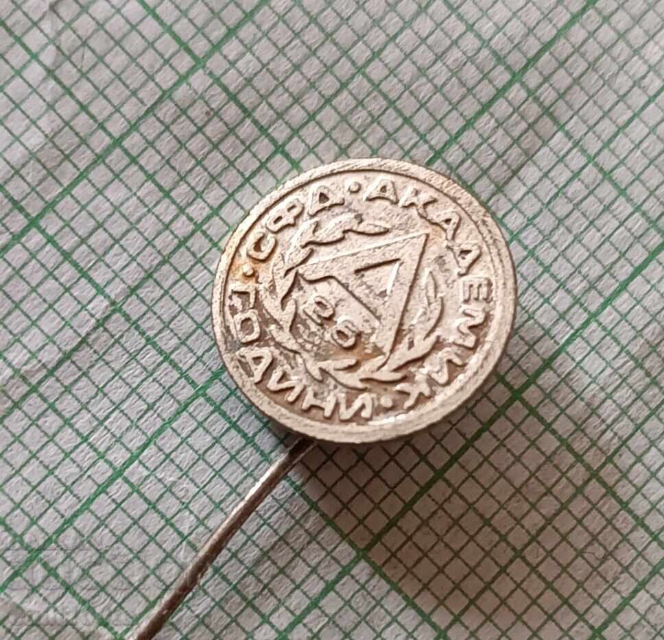 Badge - 25 years SFD Academic Sofia with price 2.00 BGN | € 1.02 Badge - 25 years SFD Academic Sofia with price 2.00 BGN | € 1.02