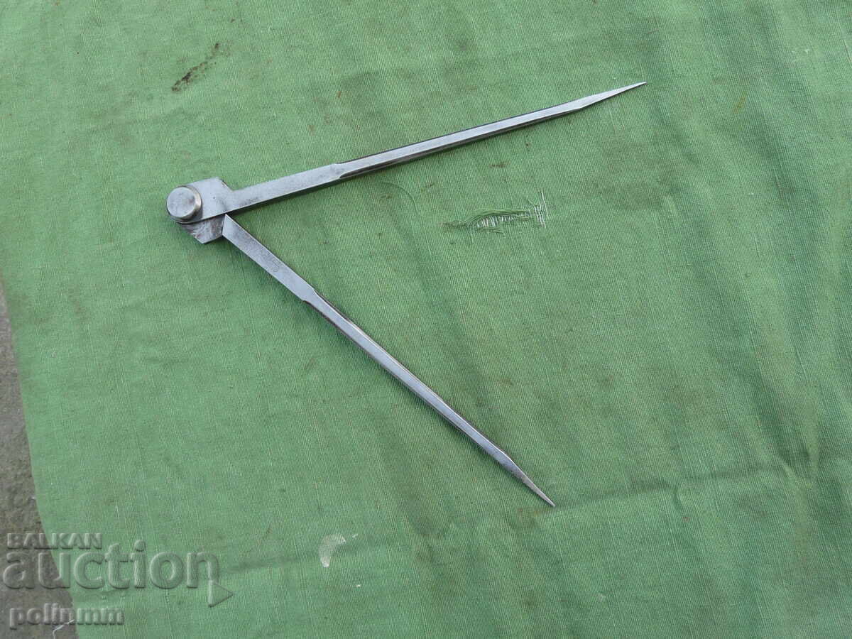 Auction  Old German compass / ruler