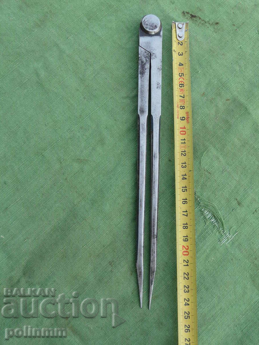 Old German compass / ruler