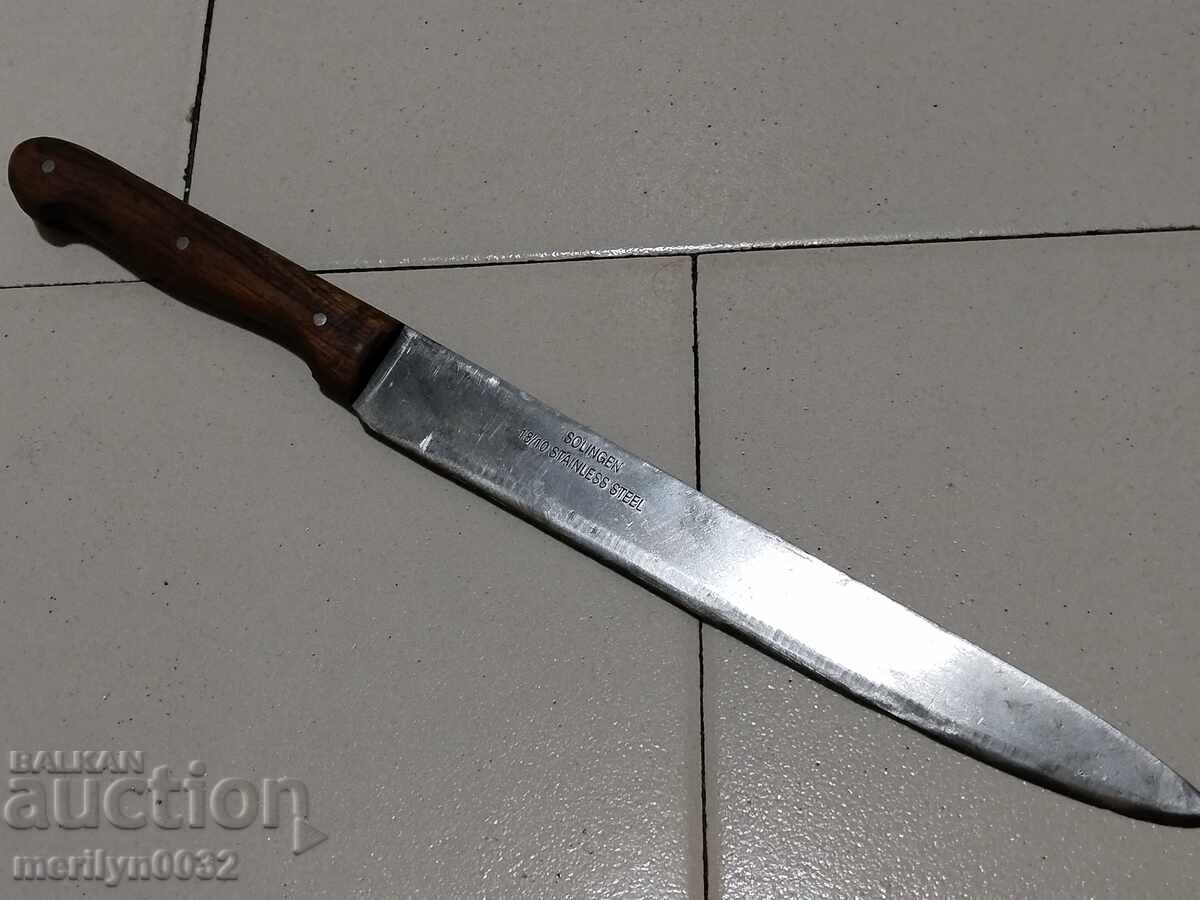 Large German Chef's Knife Solingen with price 58.00 BGN | € 29.65 Large German Chef's Knife Solingen with price 58.00 BGN | € 29.65