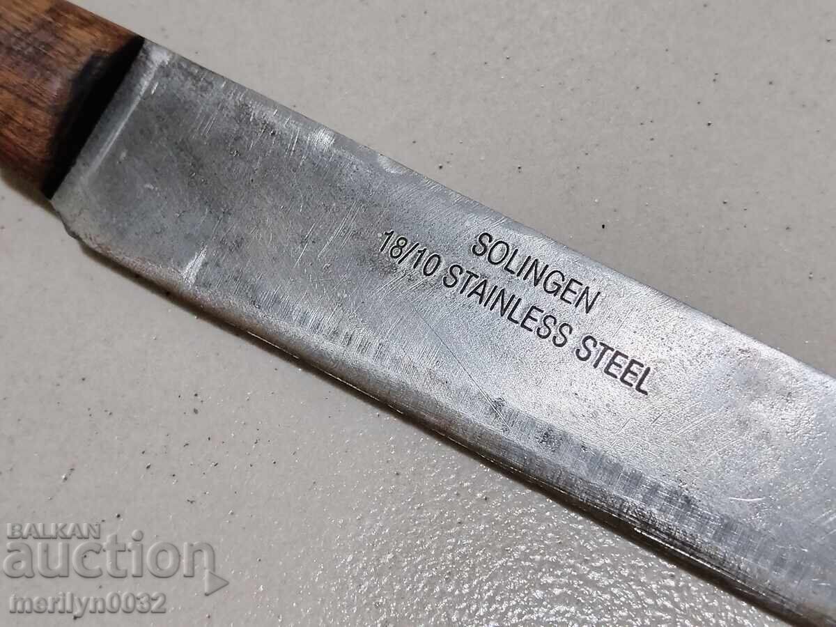 Large German Chef's Knife Solingen Large German Chef's Knife Solingen