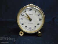 BZC OLD RETRO SOC USSR MECHANICAL CLOCK ALARM CLOCK GLORY