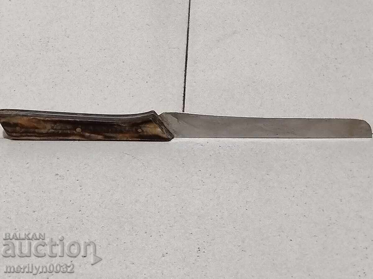 Old Bulgarian kitchen knife 70s vintage blade handle - 7 Old Bulgarian kitchen knife 70s vintage blade handle - 7