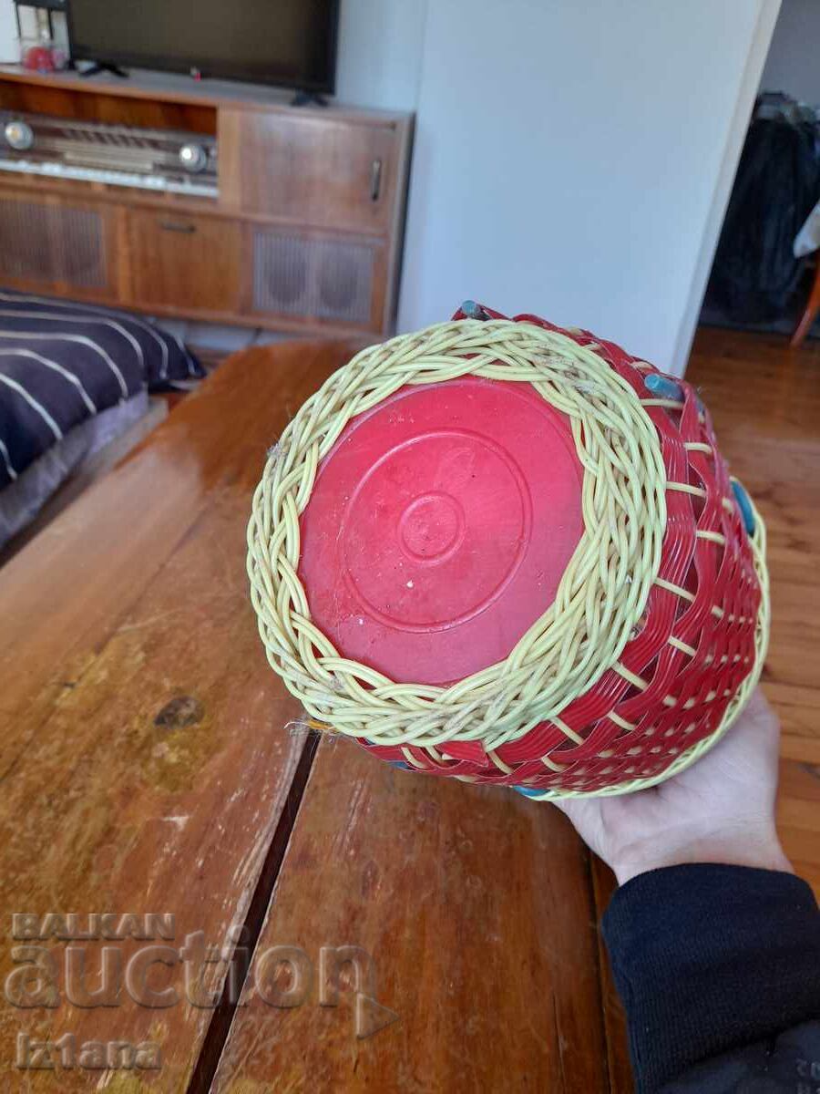 Παλιό ψάθινο βάζο - 5 Παλιό ψάθινο βάζο - 5