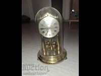 Beautiful Hermle Quartz Germany Table Clock, Excellent Condition