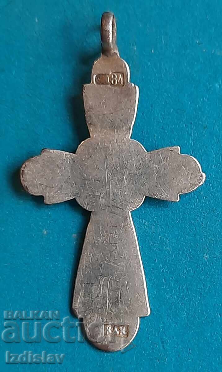 Δημοπρασία Παλαιός ασημένιος σταυρός της τσαρικής Ρωσίας