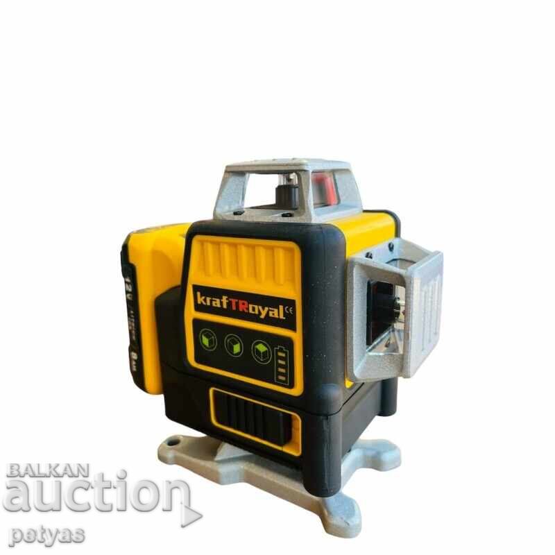 Auction 4D Laser Level - 16 Lines Magnetic Wall/Ceiling Mount Auction 4D Laser Level - 16 Lines Magnetic Wall/Ceiling Mount