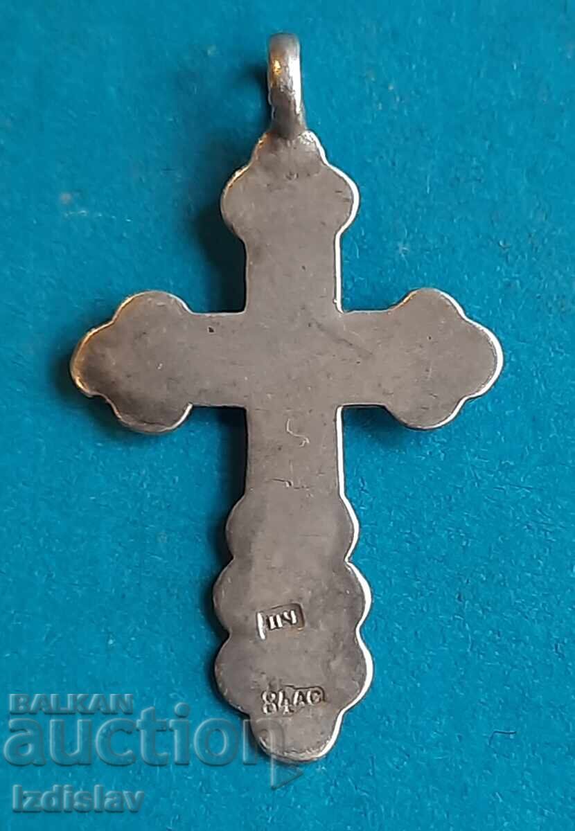 Παλαιός ασημένιος σταυρός της τσαρικής Ρωσίας με τιμή 60.00 BGN | € 30.68 Παλαιός ασημένιος σταυρός της τσαρικής Ρωσίας με τιμή 60.00 BGN | € 30.68