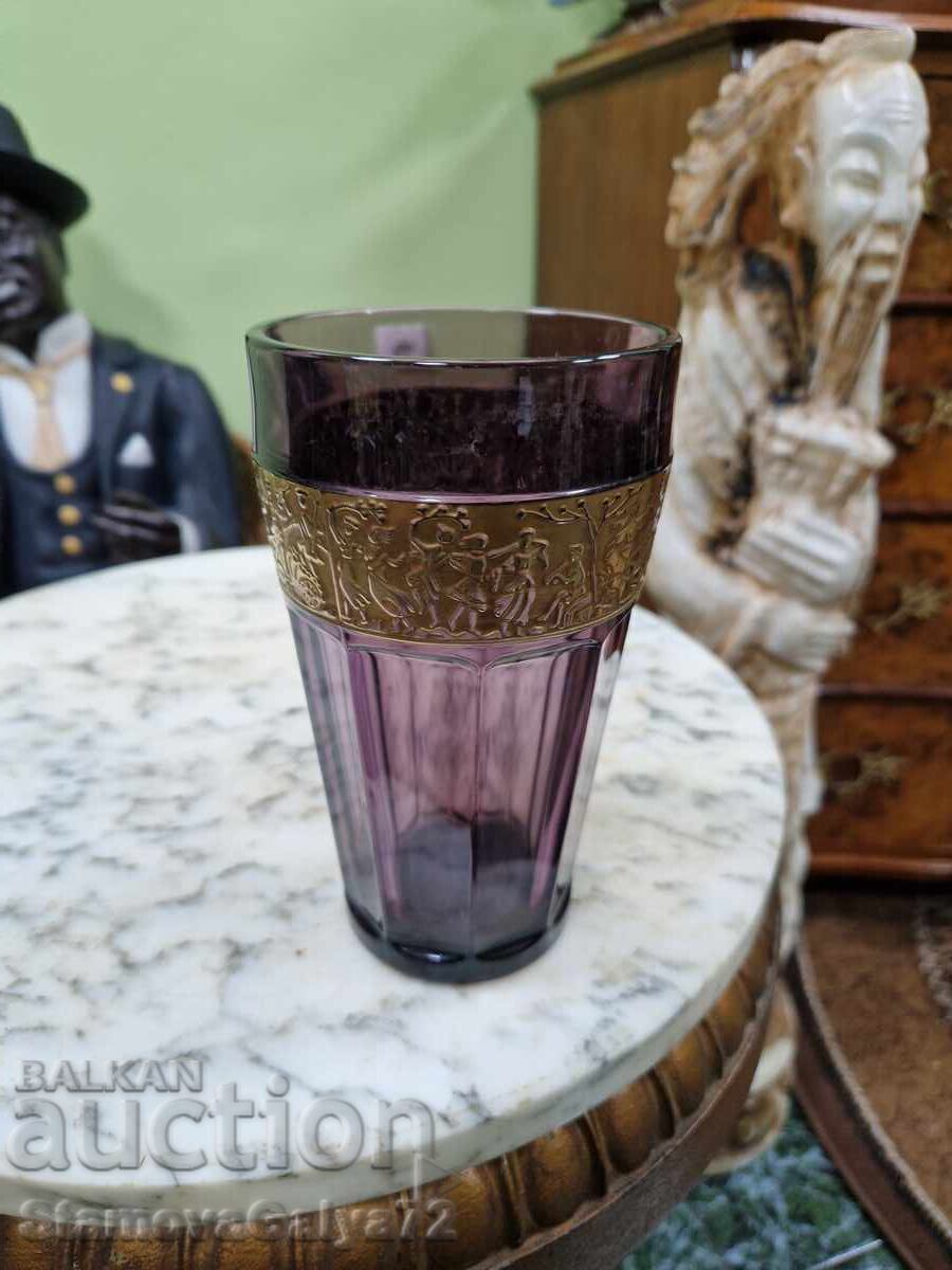 Εξαιρετικό αντίκα γυάλινο βάζο Moser με τιμή € 147.25 | 288.00 BGN