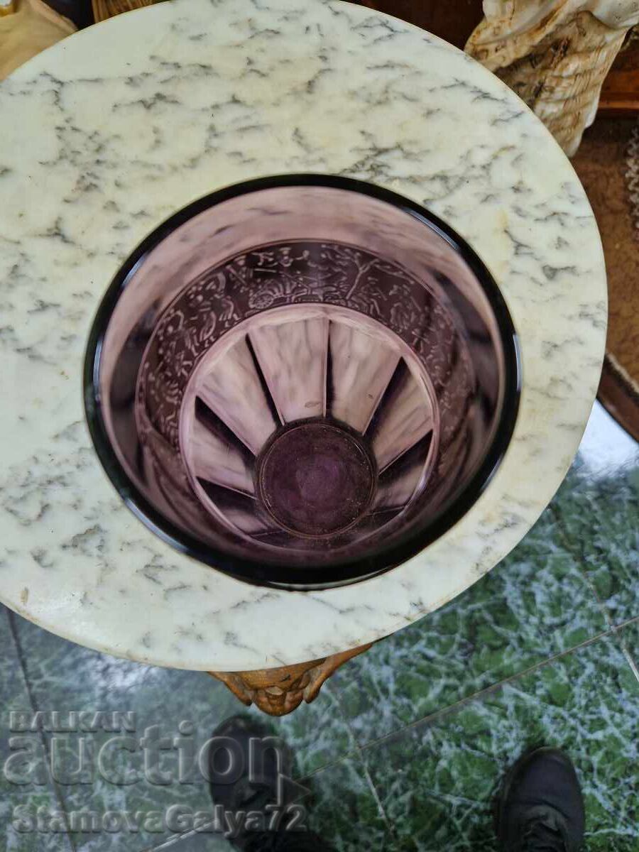 Wonderful antique glass vase Moser - 6 Wonderful antique glass vase Moser - 6