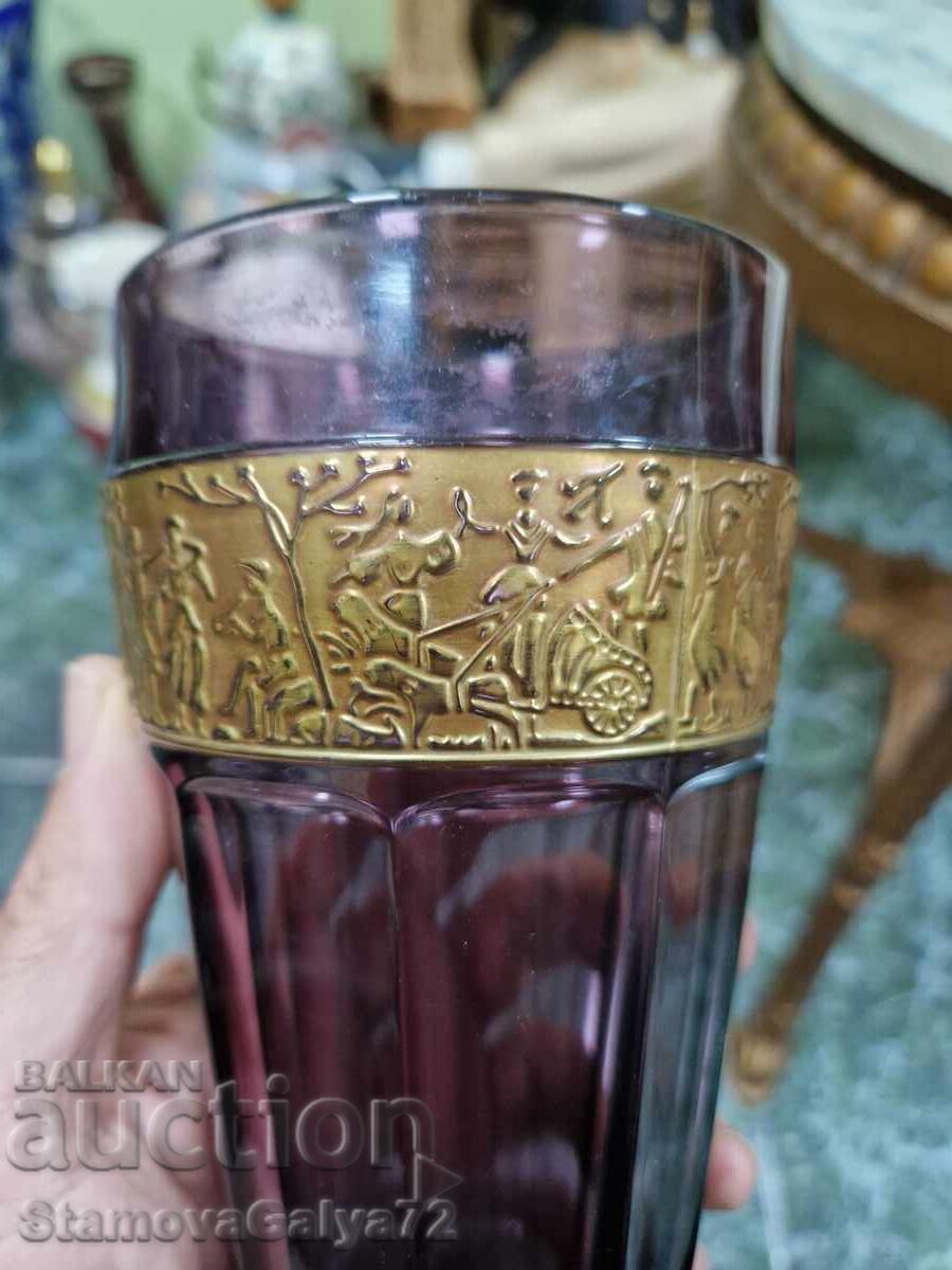 Wonderful antique glass vase Moser - 7 Wonderful antique glass vase Moser - 7