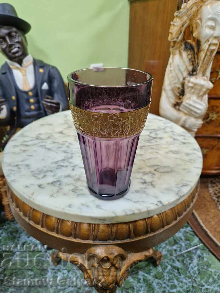 Wonderful antique glass vase Moser Wonderful antique glass vase Moser