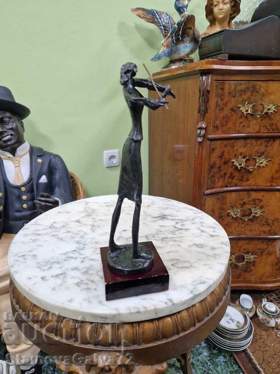 Stunning bronze author's figure statuette sculpture - 5 Stunning bronze author's figure statuette sculpture - 5