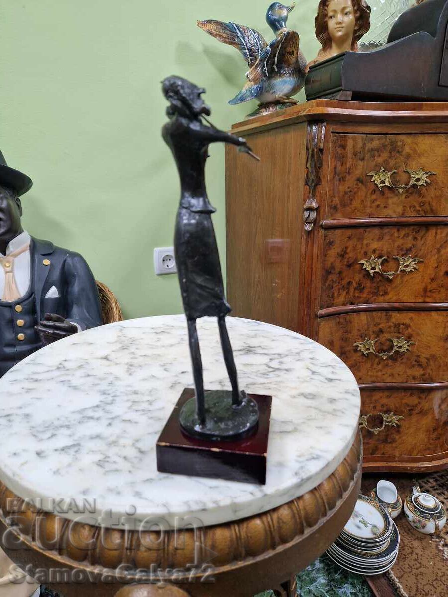 Stunning bronze author's figure statuette sculpture - 6 Stunning bronze author's figure statuette sculpture - 6