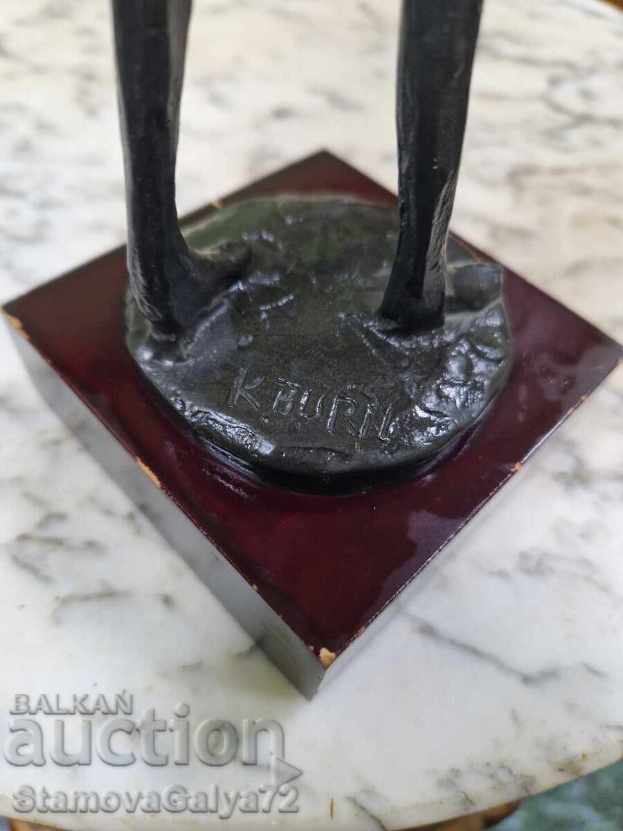 Stunning bronze author's figure statuette sculpture - 7 Stunning bronze author's figure statuette sculpture - 7