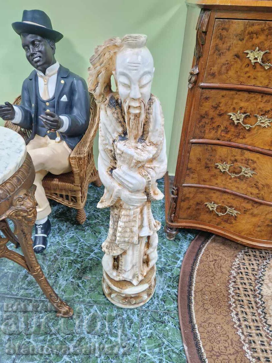 Auction Unique Large Chinese Stone Figure Statue Auction Unique Large Chinese Stone Figure Statue