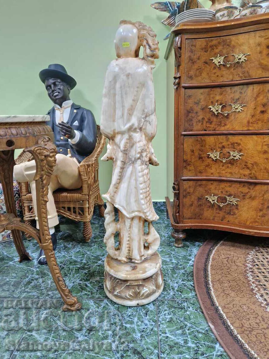 Unique Large Chinese Stone Figure Statue - 6 Unique Large Chinese Stone Figure Statue - 6